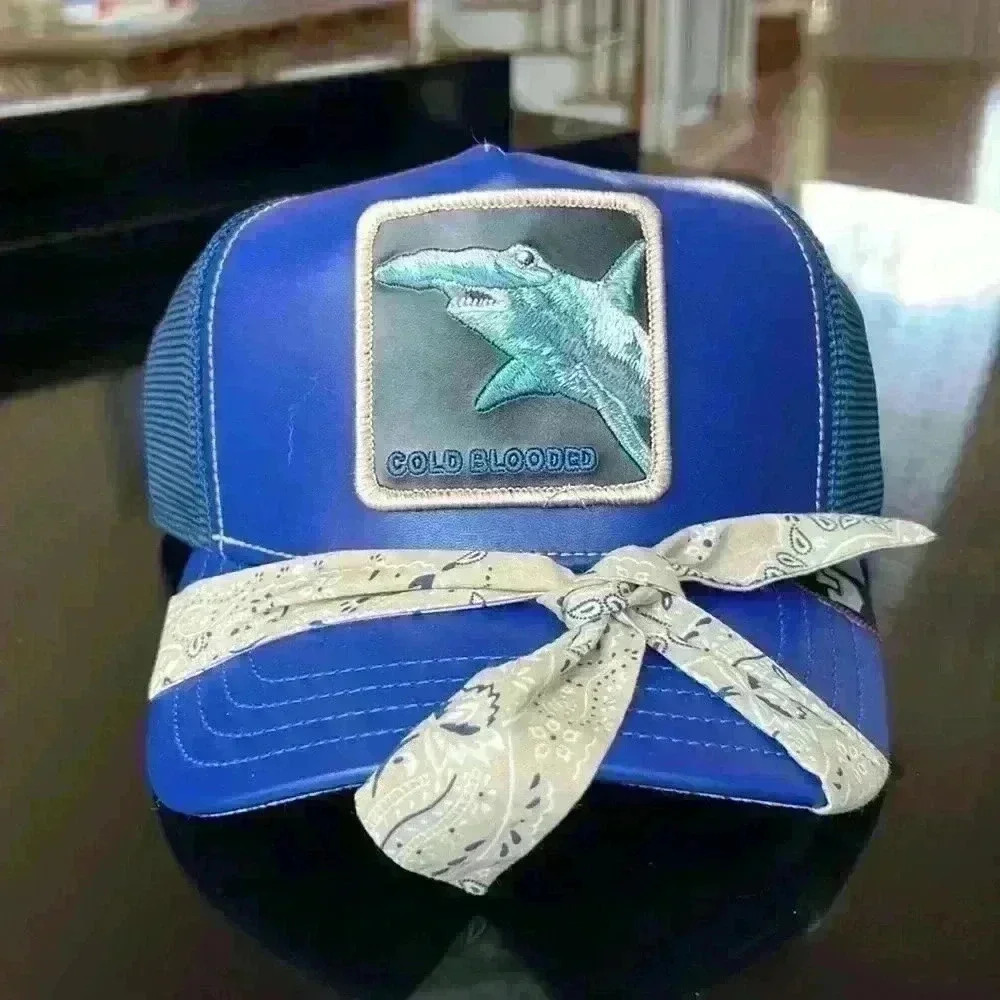 Goorin Bris Cold Blooded Jawsome Dhark Hammerhead LE Trucker Hat Shark Ballcap
